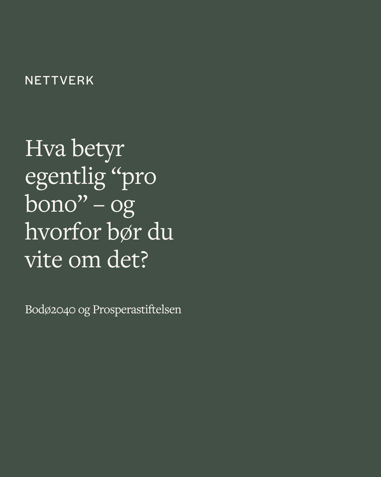 Når kompetanse møter frivillighet